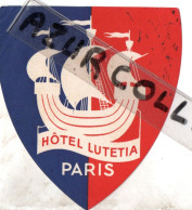 PARIS .  HOTEL LUTETIA - Hotel Labels