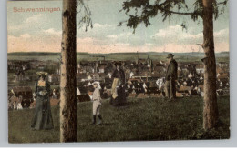 7730 SCHWENNINGEN, Blick Von Der Anhöhe Auf Den Ort, 1908, Verlag Metz - Villingen - Schwenningen