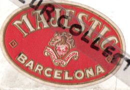 BARCELONA .  HOTEL MAJESTIC - Hotel Labels