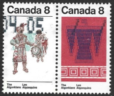 Canada 1973. Scott #569a (U) Thunderbird, Belt, Algonkian Man And Woman - Used Stamps
