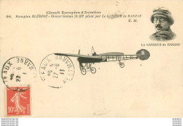 CIRCUIT EUROPEEN D'AVIATION AVIATEUR LE LASSEUR DE RANZAY  SUR MONOPLAN BLERIOT - Meetings