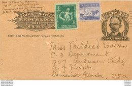REPUBLICA DE CUBA 1951 CARTE LETTRE - Used Stamps