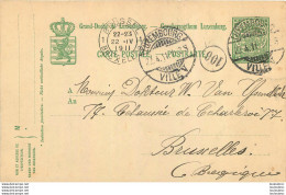 LUXEMBOURG ENTIER POSTAL 1911 - Stamped Stationery