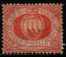 SAINT-MARIN 1877-90 * PLI-CREASE - Ongebruikt