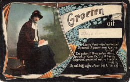 Breskens Groeten Uit Fantasiekaart Oud 1916 C3184 - Breskens