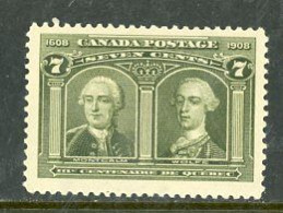 Canada 1908 MNH Montcalm And Wolfe - Autres & Non Classés