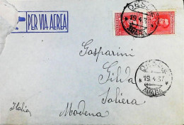 ITALIA - COLONIE ERITREA Lettera Da DESSIE' 1937  - S6412 - Eritrea