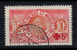 SPM - YV 105 Oblitere, Croix Rouge - Used Stamps