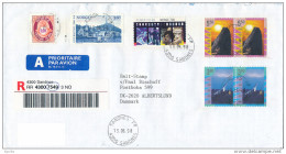 Registered Cover Abroad - 13 June 1998 Sandnes - Lettres & Documents