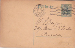 CARTE POSTALE ENTIER POSTAL - 1915  SURCHARGE SELGIEN 5 CENTIMES - Postkarten