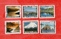 (Us8) NUOVA ZELANDA  °- 1996 - PAYSAGES. Yvert. 1461 à 1466.  . Used. - Oblitérés