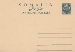 2478  - SOMALIA - Cartolina Postale - Da Cent. 15 Verde ( Stella E Mezzaluna) Del 1° Aprile 1950 - NUOVO - - Somalië