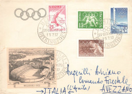 FINLANDE. FDC. OLYMPIC GAMES. HELSINKI. 19 7 52   / 2 - Storia Postale