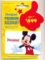 U.S.A. Disneyland California Ticket # 140a - Pasaportes Disney