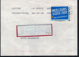 MEILLEURS VOEUX  2008 SSL/ 6/2/08 ( Lot 582 ) - Brieven En Documenten