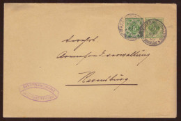 Allemagne Wurtemberg Entier Postal Ganzasche Cachet 1907 Lettre Avec Complément Timbre Brief Cover Format 18.2x12cm - Postwaardestukken