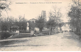 LECTOURE - Promenade Du Bastion Et Statue Du Maréchal Lannes - état - Lectoure