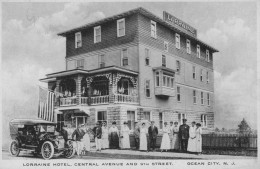 Lorraine Hotel, Central Avenue And 9th Street - OCEAN CITY - Altri & Non Classificati