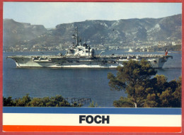 ** LOT  2  CARTES  PORTE - AVIONS  FOCH ** - Barche