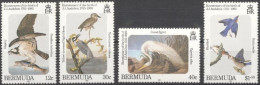 Bermuda 1985, Birds, Osprey, Bluebird, 4val - Bermuda