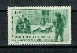 ST PIERRE & MIQUELON Poste Aérienne 1942 Y&T N° 1 NEUF** - Unused Stamps