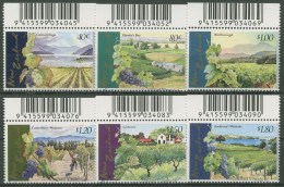 Neuseeland 1997 Weinbaugebiete Weinrebe 1584/89 Gestempelt - Gebraucht