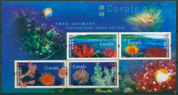 Hongkong 2002 Meerestiere: Korallen Block 101 Postfrisch (C30345) - Blocs-feuillets