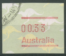 Australien 1985 Känguruh Automatenmarke 3 Gestempelt - Machine Labels [ATM]