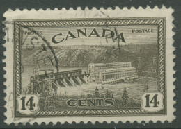 Kanada 1946 Umstellung Auf Friedensproduktion Wasserkraftwerk 237 Gestempelt - Used Stamps