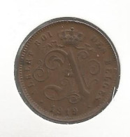 ALBERT I * 2 Cent 1919 Frans * F D C * Nr 12941 - 2 Centimes