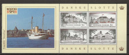 1994 MNH Denmark, Booklet Pane - Blocks & Sheetlets