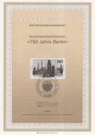 Germany Deutschland 1987-1 750 Jahre Berlin, Canceled In Bonn - 1981-1990