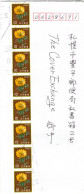 78403 - Japan - 2003 - 8@¥10 Adonisroeschen (Rolle) A Bf MIYOSHI -> Sapporo - Lettres & Documents