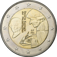Pays-Bas, Beatrix, 2 Euro, 2011, Bruxelles, Bimétallique, SPL, KM:298 - Paises Bajos