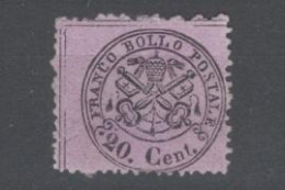 Papal States |1868 | 20c Lilac Grey | Matte Paper | MNH - Papal States