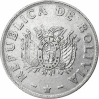 Bolivie, 50 Centavos, 1991, Acier Inoxydable, SUP, KM:204 - Bolivië