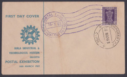 Inde India 1963 Special Cover Postal Stamp Exhibition - Lettres & Documents