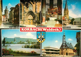 73312258 Korbach Nikolai-Kirche Rathaus St.-Kilians-Kirche Korbach - Korbach