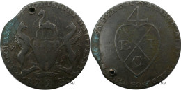 Royaume-Uni - Manchester Feildings Grocer & Tea Dealer - Half Penny Token 1793 - TB+/VF35 Trou - Mon5032 - Autres & Non Classés