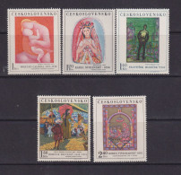 CZECHOSLOVAKIA  - 1970 Art Set Never Hinged Mint - Ungebraucht