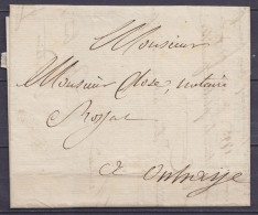 L. Datée 6 Novembre 1821 De BOUVIGNES Pour ONHAYE - 1815-1830 (Hollandse Tijd)