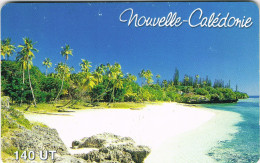 Nouvelle Caledonie New Caledonia Phonecard Telecarte NC72 Plage Medu Mare Loyaute Plage Beach 140 Un. UT BE - Nieuw-Caledonië