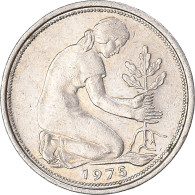 Monnaie, République Fédérale Allemande, 50 Pfennig, 1975 - 50 Pfennig