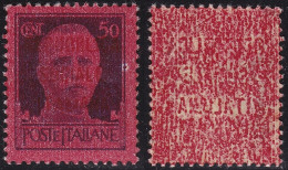 1944 Repubblica Sociale Italiana, N. 493za 50 Cent. Violetto MNH/** - Sonstige & Ohne Zuordnung