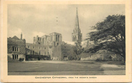 England Chichester Cathedral From Bishop's Garden - Chichester