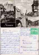 Nossen Schloß, Rom. Tor, Kloster Altzella, Markt, Huthaus  Autobahnbrücke 1976 - Nossen