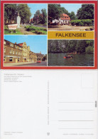 Falkensee Karl-Marx-Denkmal Hansa-Straße, Gaststätte "Seeblick", Straße 1982 - Falkensee