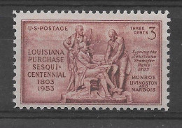 USA 1953.  Lousiana Sc 1020  (**) - Neufs