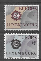 Luxembourg 1967.  Europa Mi 748-49  (**) - Ongebruikt