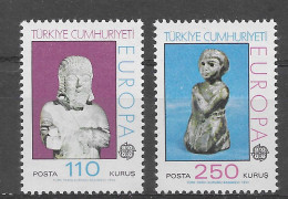 Turquia 1974.  Europa Mi 2320-21  (**) - Used Stamps